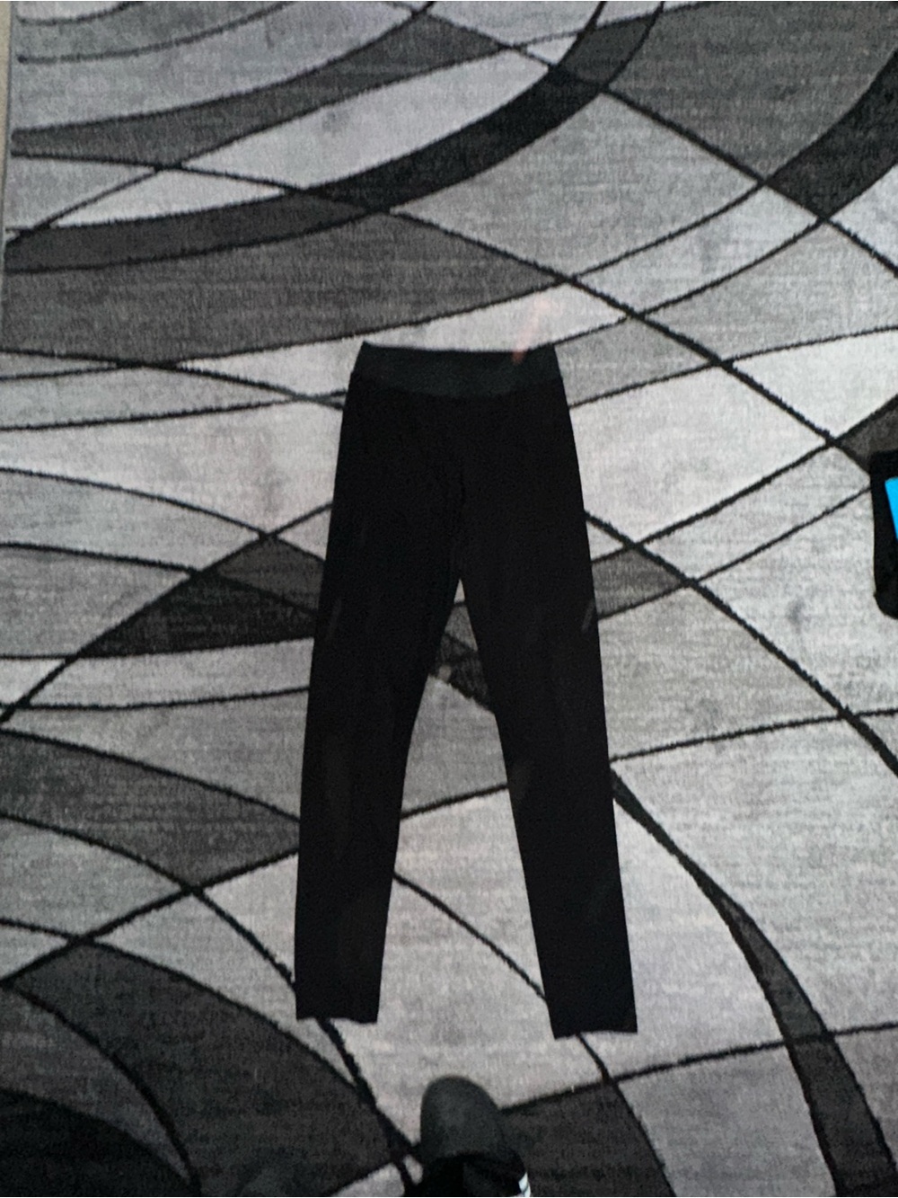 ANDREA FENZI Kids Black Stretch Leggings